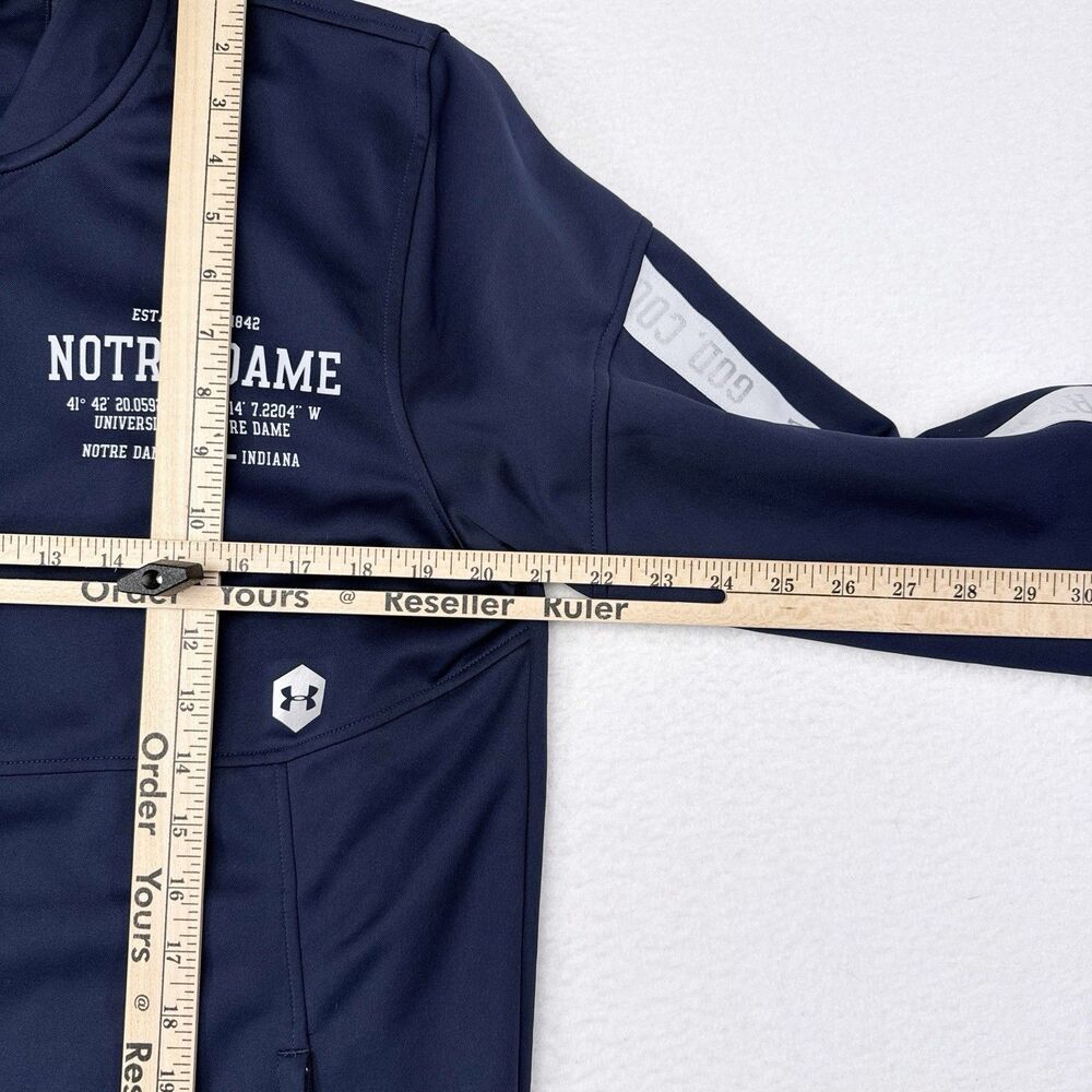 Notre Dame Fighting Irish Jacket Mens Size Medium Under Armour Celliant NCAA - Picture 8 of 9